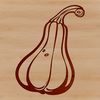 Free SVG Graphic - Summer Vegetable Design A high-quality illustration of a yellow squash with a smooth texture, suitable for various design applications.