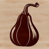 Vegetable SVG Design Graphics A high-quality illustration of a squash vegetable in various forms of vector graphics.