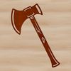 Classic Tool Design A detailed vector illustration of a tool, specifically a classic axe design.