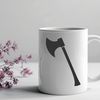 Traditional Cutting Tool Vector A vector illustration of a traditional axe used as a cutting tool.