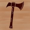 Sharp Tool Illustration A high-quality illustration of a sharp-edged axe, suitable for vector art designs.