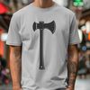 Flat Axe Icon Illustrated axe tool with a flat design for graphic design purposes.