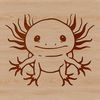 Colorful Salamander Design for Personal Use Axolotl salamander illustration in vector format.