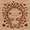 Adorable Axolotl Face with Heart Symbols An axolotl salamander with heart symbols surrounding its face, suitable for vector art designs.