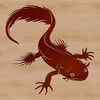 Colorful Amphibian Close-up Illustration Close-up illustration of a colorful axolotl salamander, suitable for personal or commercial vector art projects.