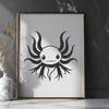 Stunning Axolotl - SVG Format