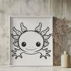 Unique Axolotl SVGs - Free Download