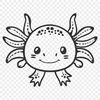 Axolotl Vector Craft File In PNG & SVG - Free Digital Download