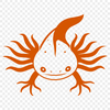 Free Artistic Axolotl Clipart