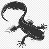 Beautiful Axolotl SVG - For Laser Project