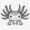 Artistic Axolotl Vector Craft File