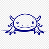 Free Free Axolotl Stencil