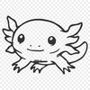 Free Axolotl - DXF For Commercial Use