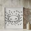 Creative Axolotl SVG, PNG, PDF And DXF Files