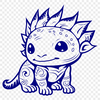 Creative Axolotl - Laser PNG Free Download