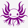 Free Artistic Axolotl Digital Drawing