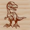 Prehistoric Cuddles SVG Illustrative SVG graphic of a prehistoric baby dinosaur.