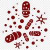 Microscopic Marvel A detailed illustration of bacteria cells, ideal for vector art projects.