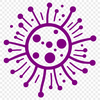 Microscopic World Vector Illustration A high-resolution vector illustration of bacteria in outline style.