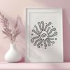 Microscopic Marvels SVG Illustration Illustration of bacteria with detailed shapes and lines, ideal for vector art and cutting machine designs.