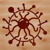 Labelled Bacterial Cell Illustration A detailed illustration of a bacterium with various components labeled for educational purposes.