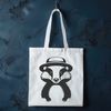Illustrative graphic of a badger in profile view, suitable for various uses including digital art and craft projects.