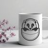 A detailed vector illustration of a badger in its natural habitat.