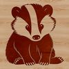 Free Vector Badger Image Download A detailed illustration of a wild badger.