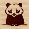 Wildlife Icon Badger SVG Graphics An SVG graphic featuring a realistic depiction of a wild animal badger.