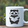 A digital illustration of a badger sitting with a book, blending wildlife and literature.