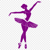 A young ballerina stands in mid-pirouette, wearing a tutu and ballet shoes.