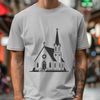 Classic Baptist Architecture in Vector Format An SVG vector art representation of a classic Baptist church architecture.