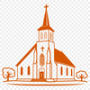 Baptist Church Vector Illustration Baptist church vector illustration featuring a traditional house of worship design