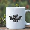 Beautiful Bat In SVG, PNG, PDF And DXF File Formats - Free