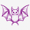 Creative Bat Drawing In PDF For Free Download