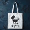 Digital BBQ Clipart for Crafting A digital illustration of a barbecue grill, suitable for use in various design projects.