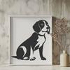 Free Unique Beagle Vector Drawing