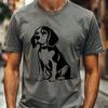 Beautiful Sitting Beagle SVG