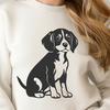 Sitting Beagle Design