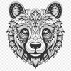 Ornate Bear PNG