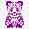 Beautiful Sitting Bear Clip Art