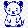 Beautiful Bear Vector Illustration In SVG For Free Download