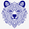 Ornate Bear Drawing