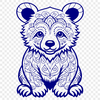 Bear Vector Image In SVG, PNG, PDF And DXF File Formats