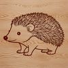 Hedgehog Vector Graphics Design Hedgehog animal illustration in vector format, suitable for digital and offline use.