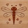 A colorful illustration of a dragonfly in mid-flight, suitable for vector graphics and digital design projects.