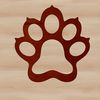 Animal Paw Print Designs SVG Vector Art SVG illustration of animal paw print designs.