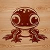 An SVG image of a detailed salamander design suitable for various cutting machines.