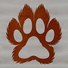 A set of paw prints made from various animals, including cats and dogs.