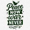A collection of inspirational quotes advocating peace and anti-war sentiments.